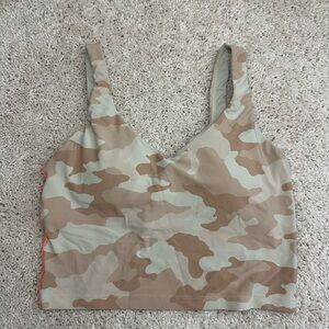 Aerie Camouflage Tank Top - Brown and Tan